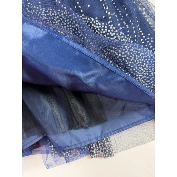 Blueberi Boulevard Sparkle Blue Tulle Party Dress size 5 - Picture 6 of 10